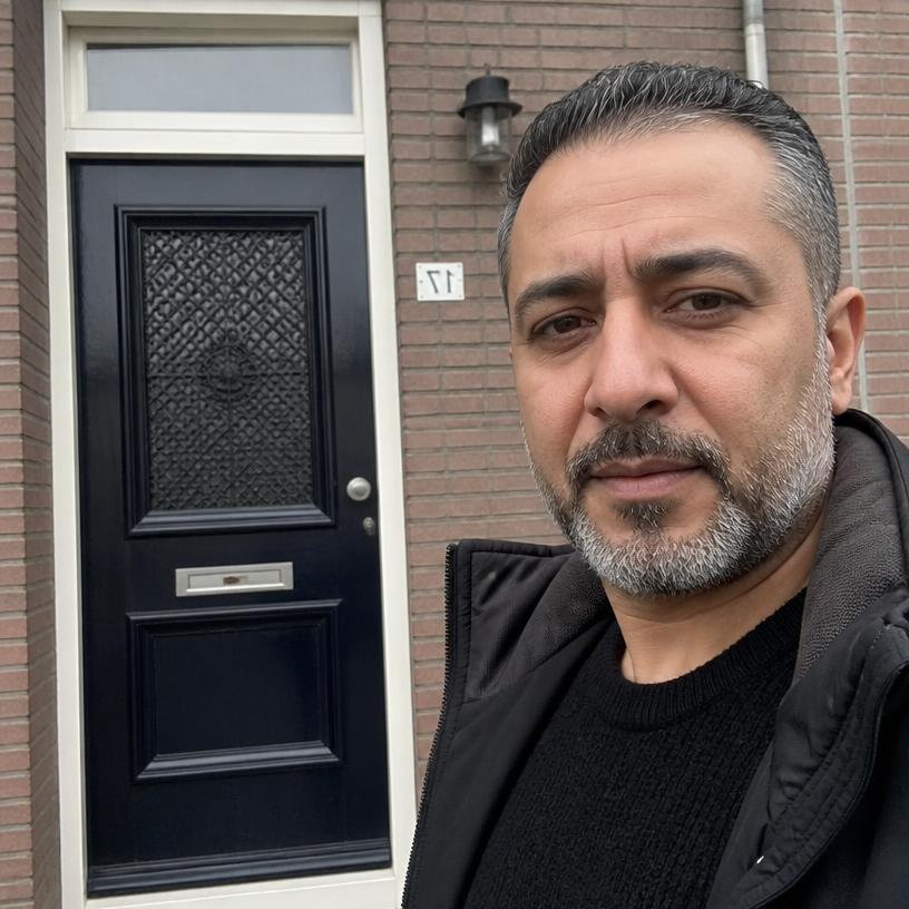 Portret van Ahmed Visser
